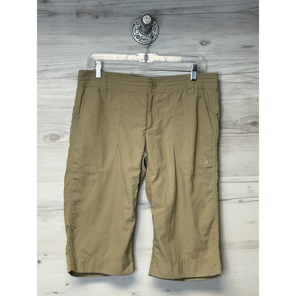 The North Face Capri Pants 10‎ Womens Beige Nylon Low Rise